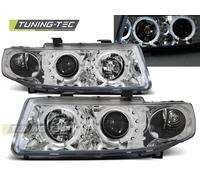 Tuning-Tec LED Angel Eyes Scheinwerfer für Seat Leon 1M / Toledo 99-04 chrom