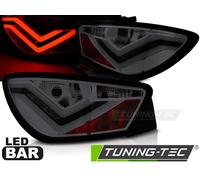 Tuning Tec Led Bar Rückleuchten passend für Seat Ibiza 6J 3T 06.08-12 Rot Smoke
