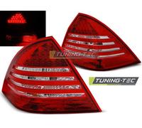 Tuning Tec Led Rückleuchten passend für Mercedes C-Klasse W203 00-04 Rot Weiß Led