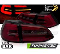 Tuning Tec LED Rückleuchten passend für VW Golf 7 17-19 Kombi Red Smoke