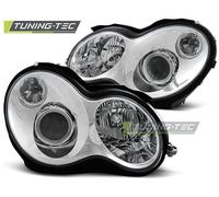 Tuning Tec Scheinwerfer passend für Mercedes W203 C-Klasse 07.00-03.04 Chrom
