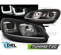 Tuning Tec Scheinwerfer passend für VW Golf 6 08-12 U-Type Chrom Line Drl R87