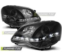 Tuning Tec Scheinwerfer passend für VW Polo 9N3 04.05-09 Daylight Schwarz