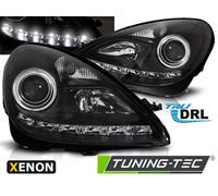 Tuning-Tec Xenon Tagfahrlicht Scheinwerfer für Mercedes Benz SLK R171 04-11 schw
