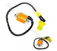 TUNING ZÜNDSPULE MIT ZÜNDKERZEN STECKER für 2-TAKT MOTOREN KREIDELR ADLY GENERIC CPI BENELLI BETA REX ZEST MBK APRILIA ARROX KEEWAY MALAGUTI 1E40QMB