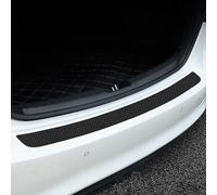 TUOWEIFC Heckstoßstangenschutz für VW Touran 2006-2010, Ladekantenschutz Stoßstangenschutz Auto Stoßstangenschutz Abriebfest Kohlefaser Aufkleber