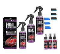 Turbo Shine Nexa 2025 Upgrade - 3-in-1-Spray und Kratzerentferner für Autos, Metall und Werkzeuge, Hochschutz-Schnellbeschichtung, Farberfrischung und Glanz (3 Pcs)