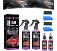 Turbo Shine Nexa 2025 Upgrade - 3-in-1-Spray und Kratzerentferner für Autos, Metall und Werkzeuge, Hochschutz-Schnellbeschichtung, Farberfrischung und Glanz (2 Pcs)