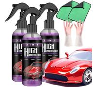 Turbo Shine Nexa Spray 2025, Nexa Turbo Shine, Nexa 3 In 1 High Protection Quick Auto Schnellbeschichtungsspray, Scratch Repair, Water & Oil Repellent, Nano Spray for Cars (100ml,3pcs)