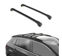 TURTLE DACHTRÄGER AIR-1, Barrenlänge 90-90 cm Aluminium Dachgepäckträger, 75 kg Tragfähigkeit-Abschließbarer, Kompatibel mit Mercedes-Benz GLB-Class X247 2020-2024 (Schwarz)