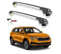 TURTLE Dachtraeger Air 1 Für Skoda Karoq 2017 2018 2019 2020 2021 2022 2023 2024 Dachreling%100 Kompatibilitaet