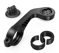 TUSITA Fahrrad Halterung Kompatibel mit Garmin Edge GPS Fahrradcomputer, XOSS G/G+, iGPSPORT GPS - Fahrradlenker Halterung 25.4mm 31.8mm Fahrrad Scheinwerfer Kameras Halter Out Front Bike Mount