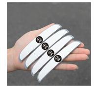 TVVXIO 4 Stück Autotür Kantenschutz, für Opel Corsa VI Corsa-e 2019-2023 2024 Türkantenschutz Auto Gummi Türkantenschoner Aufkleber, Schutz vor Kollisionen,C White