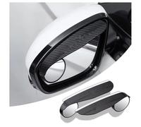 TVVXIO Auto Rückspiegel Regenschutz, für Smart EQ Fortwo Forfour 453 451 452 450 454#1 / #3 Sonnenblende Augenbraue Kohlefaser Seitenspiegel Regenschutz Auto Zubehör