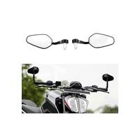 Twilight Garage 2pcs Motorrad Spiegel,Highsider Lenkerendenspiegel,Lenkerendenspiegel E Geprüft,Motorrad Rückspiegel,Motorradspiegel für 22mm Lenker,Dirtbikes,Streetbikes und ATVs