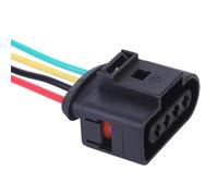 Twowinds - Zündspulen-Stecker 1J0973724 Kompatibel mit VW, Audi, Seat, Skoda - Wischermotor-Stecker, Sensor oder Aktuator - Kompatibel mit Mehreren VAG-Anwendungen (4-polig)