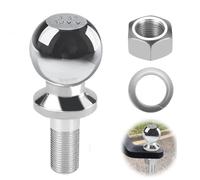 Tyafzzn Anhängerkupplungskugel, 50mm 3.5T, Kupplungskugel Anhängerkupplung, Kugelkopf Traktor Ackerschiene, Kugelkopfbolzen Gerade Ackerschiene für Rasentraktor Traktoren, Wohnmobil, ATV