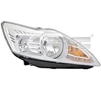 TYC Scheinwerfer rechts chrom Für FORD Focus II Turnier 1734674