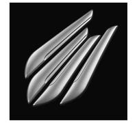 TYUIGHF 4 Stück Autotür Kantenschutz, für Jeep Renegade 2015-2024 Aufkleber zum Schutz vor Kollisionen im Auto,Auto Türschutz Türkantenschutz,Silver