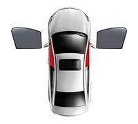 TYUIGHF Auto Sonnenschutz Sonnenrollo, Für Benz Smart fortwo forfour 453 451 450 Sonnenschutz Seitenfenster Heckscheibe Sonnenschutz,Auto Sichtschutz Fenster,2pcs-Front-Doors