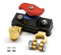 TZEKING Autobatterie Batterie Trennschalter 12V 24V,Reinem Kupfer,Stabile Übertragung,Einstellbar Hauptschalter,Batterieschalter,für Auto Motorrad Marine Boat Caravan