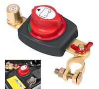TZEKING Batteriehauptschalter Positiv,180° Einstellbarer Auto Batterie Trennschalter 12V-48V,Trennschalter Wasserdicht,Batterieschalter,Batterie Hauptschalter für Auto Motorrad Marine Boat Caravan