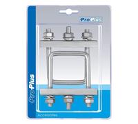 U-Bügel eckig 60mm für Klemmschelle - Set von 2 Stück im Blister