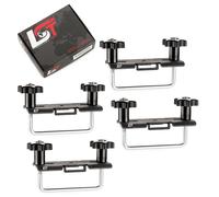 U-Bügel Montageset Dachbox Befestigung 80 mm Pulverbeschichtet für AUDI TT 8N FV