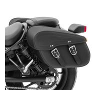 Überwurf Satteltaschen für Chopper Cruiser Retro Craftride VH5 schwarz