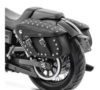 Überwurf Satteltaschen für Chopper Cruiser Retro Craftride VH6 schwarz