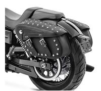 Überwurf Satteltaschen für Chopper Cruiser Retro Craftride VH6 schwarz