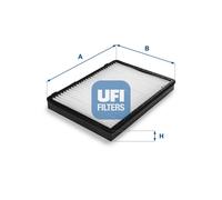 UFi Innenraumfilter 53.151.00 – Partikelfilter für Chevrolet, Opel