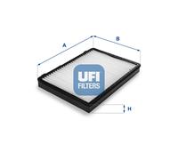 UFi Innenraumfilter 53.151.00 – Partikelfilter für Chevrolet, Opel