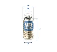 UFI Filters, Ölfilter 26.071.00, Ersatz-Ölfilter, Geeignet für motos, Anwendbar auf verschiedene Modelle Moto Guzzi