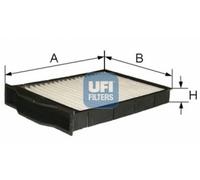 UFI Innenraumfilter Partikelfilter für Renault Megane II BM0/1_ CM0/1_
