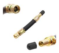 UGBO Reifenventil Verlängerung Autoventil Adapter Ventilverlängerung 100mm Flexible Gummi Reifen Ventil Extender Ventiladapter für Auto Motorrad Rennrad Fahrrad Scooter