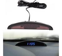 Uhr Digital Voltmeter 12V 13,3cm x 2,6cm x 3cm f??r die meisten Autos LED Auto