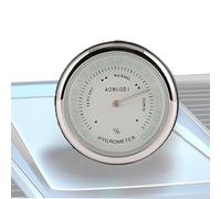 Uhr für Armaturenbrett, analoges Temperatur- und Feuchtigkeitsmessgerät, Uhren für Fahrzeuge, Campingfahrzeuge, Wohnwagen, Boote, Haus und