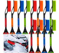 Uiifan Schneebürste und Eiskratzer für Auto, Windschutzscheibe, Fenster, abnehmbar, Keine Kratzer, für EIS und Schnee, Winter, mit Schaumstoffgriff, für Autos, LKWs, SUVs, 12 Stück