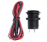 Uinfhyknd Einbau Steckdose Zigarettenanzünder inkl. 60CM Kabel Bord Buchse Motor KFZ 12V/24V