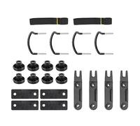 Ujjdwiurgh U-Klammern, Kfz-Befestigung, Installation, Ersatzteile, Zubehör, Teile, Gepäckträger, Lieferwagen, Dachklemme, Metalldach, Flach