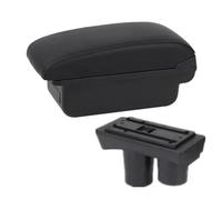 UJNHEQ Auto Armlehne Armlehnenbox Fürs Auto, Aufbewahrungsbox Für Die Mittelkonsole, Speziell Für Den Innenraum, Speziell Für Nachrüstteile, Autozubehör Für Citroen C2 C3(A2 Black line No USB)