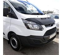 UK Custom Covers BB192AD4 Maßgeschneiderte Motorhaube, Steinschlagschutz, Karbonfaser-Optik, passend für Ford Transit Custom DCIV 2013-2018