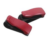 UKCOCO 2 Stück Auto Sonnenblenden Clip aus Robustem ABS Multifunktionaler Sonnenbrillenhalter mit Karten Ticketfach Wetterfester Brillenhalter für Auto Sonnenblende Praktischer Organizer