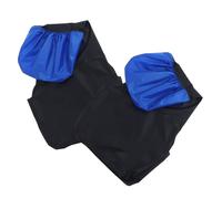 ULTECHNOVO 2 Stück Autositzbezüge Vordersitze und Rücksitze Reißfestes Material Blau Auto Innenausstattung Sitzschutz für Alltag und Werkstatt