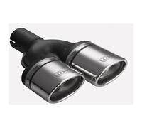 Duplex Auspuffblenden N2-10-1/60 oval Endrohre Doppelendrohre Set Anschluß 60mm