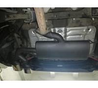 Sportauspuff kompatibel mit Hyundai Tucson 1.6T 130kW 2015-2x 120x80mm