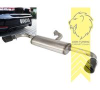 Ulter Sportauspuff für VW Golf 6 1,4i 1,4TSi 2.0TDi GTI Optik 2x90mm