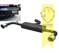 Ulter Sportauspuff für VW Golf 6 1.4i 1.4TSi 2.0TDi GTI Optik 2x90mm