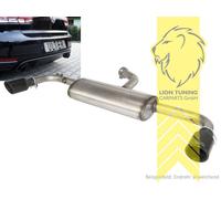 Ulter Sportauspuff für VW Golf 6 1,4i 1,4TSi 2.0TDi GTI Optik 2x90mm